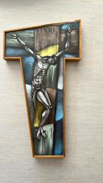 Opaline kruisbeeld, Antiek en Kunst, Antiek | Religie, Ophalen of Verzenden