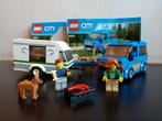 Lego City 60117 busje en caravan, Ophalen of Verzenden, Zo goed als nieuw, Complete set, Lego