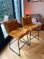 2 barkrukken van Eleonora (ruby), Huis en Inrichting, Barkrukken, Ophalen, Met voetsteun, 60 tot 90 cm, Zo goed als nieuw
