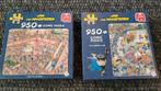 2 puzzels 950 stukjes Haasteren, Ophalen of Verzenden, 500 t/m 1500 stukjes, Zo goed als nieuw, Legpuzzel