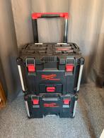 Milwaukee Packout trolley met een extra grote box., Doe-het-zelf en Verbouw, Ophalen of Verzenden, Zo goed als nieuw