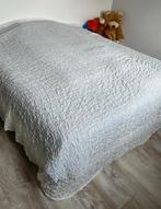 Witte bedsprei, Huis en Inrichting, Slaapkamer | Beddengoed, Gebruikt, Wit, Overige typen, Tweepersoons