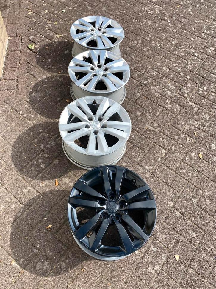 Set Peugeot 308 SW velgen, Auto-onderdelen, Banden en Velgen, Velg(en), Zomerbanden, 16 inch, 205 mm, Ophalen