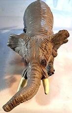 Olifant 40x17x15cm, zacht kunststof, Verzenden, Zo goed als nieuw, Olifant