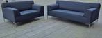 Design On Stock Bloq Bank 2,5 + 1,5 stof antraciet stof zgan, Huis en Inrichting, Ophalen, Design stijl pode, 100 tot 125 cm, Driepersoons