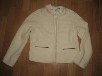 Steps Jasje Tweedy Short Blazer OffWhite Mt.S  beschikbaar voor biedingen