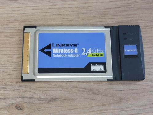 Linksys - Wireless-G Notebook Adapter, Computers en Software, Netwerkkaarten, Gebruikt, Ophalen of Verzenden