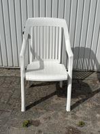 6 Tuinstoelen wit Hartman Regency Club stapelstoel, Ophalen, Gebruikt, Kunststof, Stapelbaar