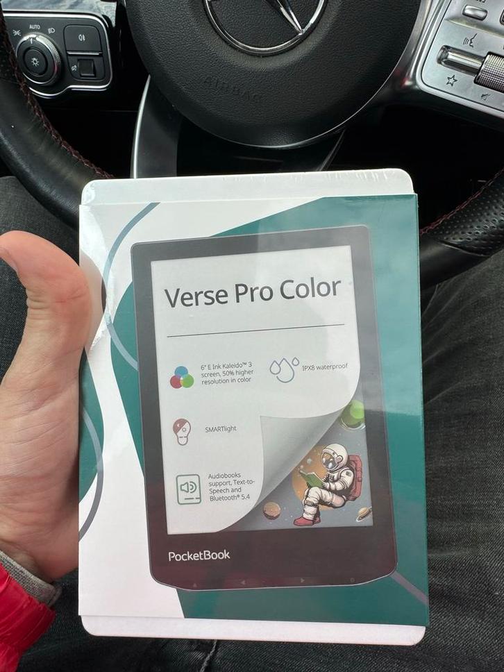 PocketBook Verse Pro Color - Nieuw in doos!, Computers en Software, E-readers, Nieuw, 6 inch of minder, 8 GB, Bluetooth, Ophalen of Verzenden