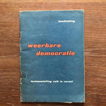 1946 Handleiding Tentoonstelling Weerbare Democratie op beschikbaar voor biedingen