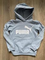 Blauwe sweater van Puma maat 128, Ophalen of Verzenden, Gebruikt, Meisje, Trui of Vest