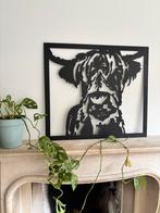 Metalen wanddecoratie Schotse hooglander - Highlander, Huis en Inrichting, Ophalen of Verzenden, Nieuw