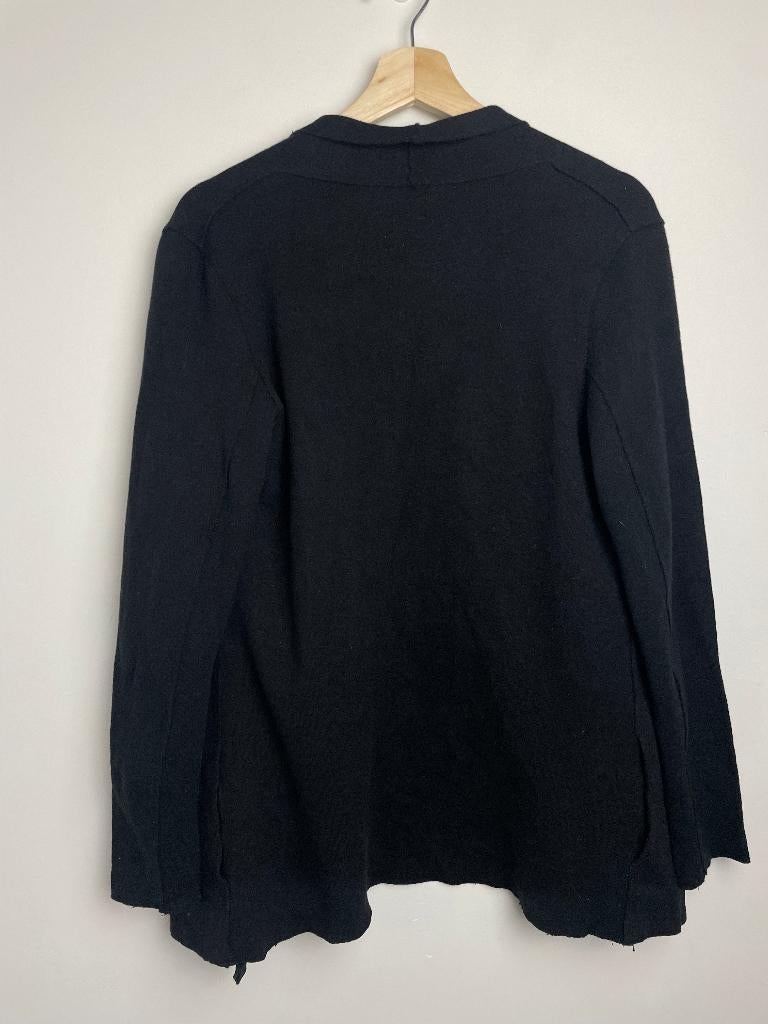 Pauw Amsterdam zwarte openvallend vest sjaalkraag 2/M wol, Kleding | Dames, Maat 38/40 (M), INFO@PAUW.COM, Europaplein 37 1078 GV AMSTERDAM