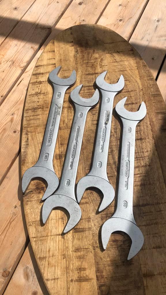 Gedore, WGB sleutels diverse grote maten, Doe-het-zelf en Verbouw, Gereedschap | Handgereedschap, Zo goed als nieuw, Ophalen of Verzenden