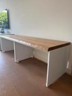 2x IKEA Smastad bank/bureau wit met eikenhouten plank, Ophalen, Nieuw, Bureau