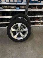 Winterbanden plus velgen vw polo 5x100, Auto-onderdelen, Banden en Velgen, Gebruikt, 16 inch, Verzenden, Banden en Velgen