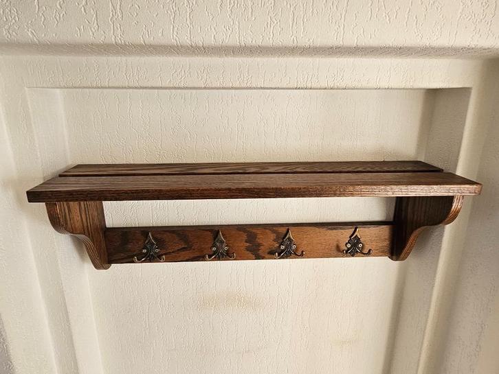 Antieke wandkapstok, Huis en Inrichting, Woonaccessoires | Kapstokken, Gebruikt, Wandkapstok, Minder dan 100 cm, Hout, Ophalen