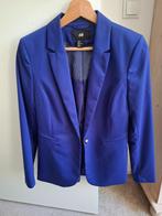 Toffe blauwe blazer H&M - maat 36, Ophalen of Verzenden, Zo goed als nieuw, Maat 36 (S), Blauw