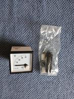 Analoge voltmeter 0-40volt. Nieuw in doos., Ophalen of Verzenden, Nieuw, Overige typen