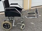 Rolstoel verstelbare beensteunen tot recht vooruit., Rolstoel inklapbaar, Gebruikt, Duwrolstoel, Nederland