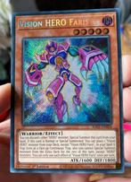 Yu-Gi-Oh! Vision HERO Faris RA01-EN004 1st Ed !, Hobby en Vrije tijd, Verzamelkaartspellen | Yu-gi-Oh!, Foil, Ophalen of Verzenden