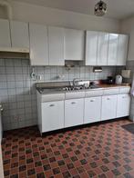 Witte American Kitchen/Franke  met RVS Blad, Huis en Inrichting, Keuken | Complete keukens, Ophalen, Gebruikt, Wit, Enkelwandige keuken