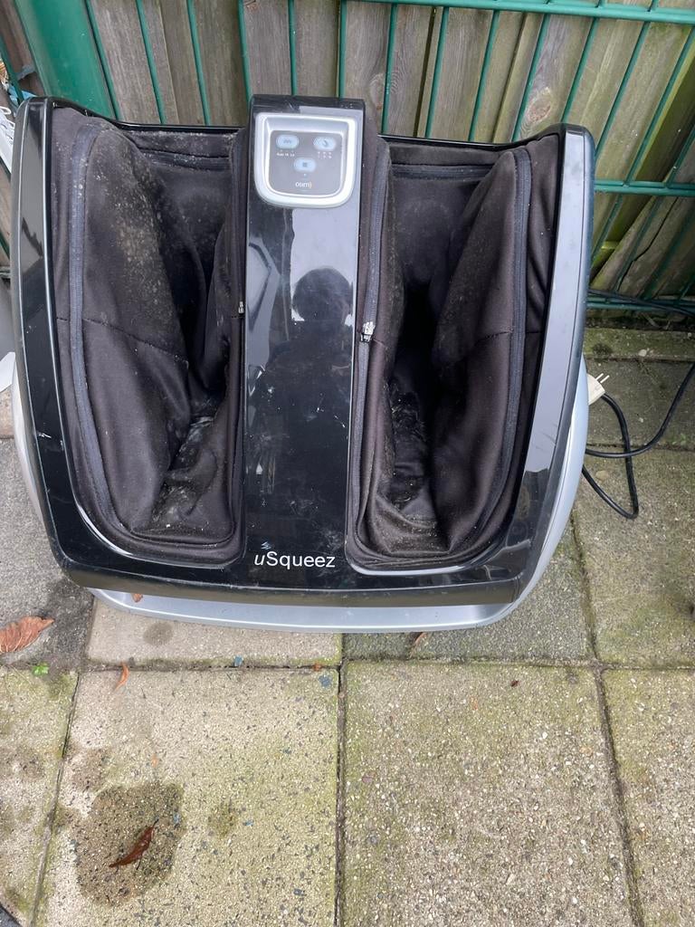 Voetmassage apparaat uSqueez, Sport en Fitness, Massageproducten, Ophalen of Verzenden, Gebruikt, Apparaat