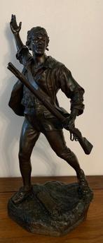Bronzen Beeld ~ Paul Francois Choppin Circa 1900  60cm, Ophalen, Brons