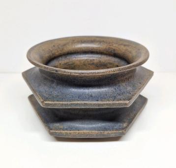 Jan van der Vaart 'Unica' brons geglazuurd potje, 1966. beschikbaar voor biedingen