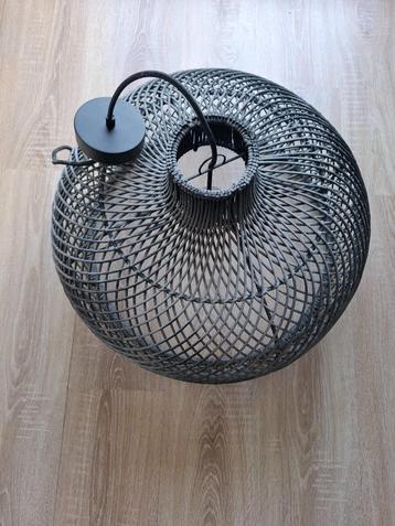 Rotan hanglamp zwart beschikbaar voor biedingen