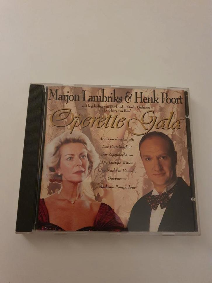Marjon Lambriks & Henk Poort - Operette gala. cd., Cd's en Dvd's, Cd's | Klassiek, Ophalen of Verzenden