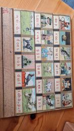 Aap noot mies leesplankje inclusief letters, Ophalen of Verzenden