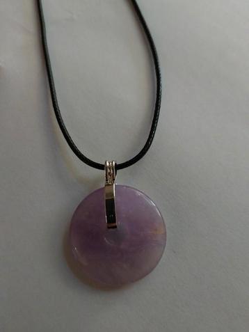 Amethist Donut Hanger - Nieuw met Koord! beschikbaar voor biedingen