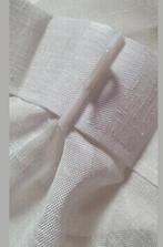 Nieuwe witte katoenen vitrage - 2 stuks plooibreedte 2.80m, Ophalen of Verzenden, Wit, 200 cm of meer