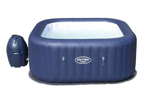 Opblaasbare jacuzzi lay z spa hawaii, Tuin en Terras, Bubbelbaden en Hottubs, Gebruikt, Opblaasbaar, Afdekzeil, Grondzeil, Filter
