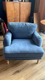 Ikea Stocksund Fauteuil (Blauw), 75 tot 100 cm, Gebruikt, 75 tot 100 cm, Ophalen