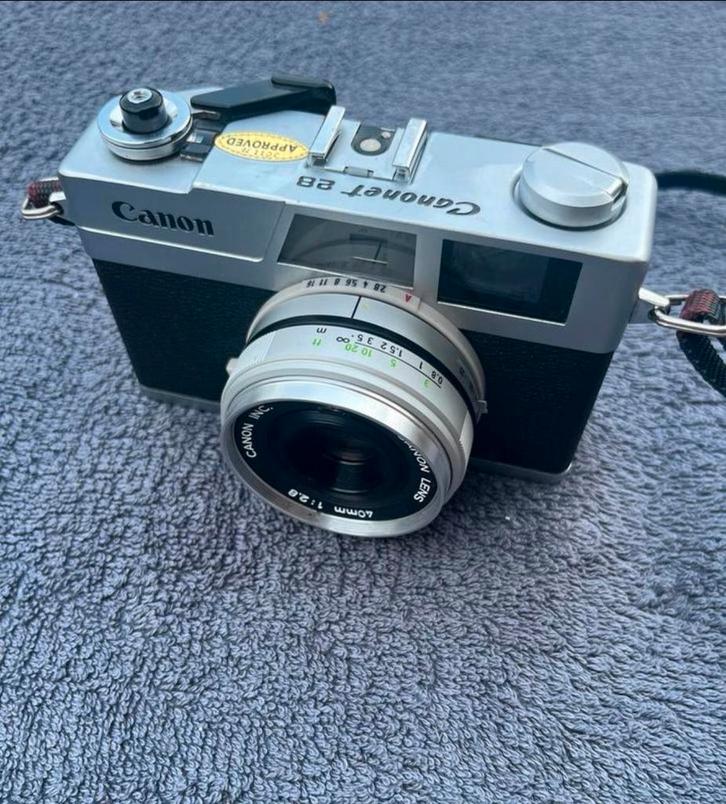 Canon Canonet 28 - Vintage Camera, Audio, Tv en Foto, Fotocamera's Analoog, Gebruikt, Compact, Canon, Ophalen of Verzenden