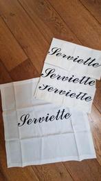 Riviera Maison Servetten + Servetringen (4 stuks), Huis en Inrichting, Minder dan 50 cm, Metaal of Aluminium, Ophalen of Verzenden