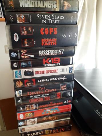 VHS Actie 14  videobanden beschikbaar voor biedingen
