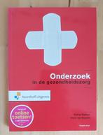 Onderzoek in de gezondheidszorg (tweede druk), Boeken, Studieboeken en Cursussen, Ophalen of Verzenden, Beta, Zo goed als nieuw