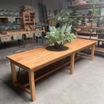 Antieke werktafel, oude houten tafel, vintage, werkbank, Ophalen, Vijf personen of meer, Rechthoekig