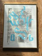 Vintage Kalligrafie Marravilla Studio - Gouden Lijst, Antiek en Kunst, Ophalen of Verzenden