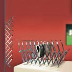 Vintage Radius Uitschuifbaar Platen/Tijdschriftenrek, Ophalen of Verzenden, Zo goed als nieuw