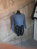 Cropped shirt mt 34 blauw met stippen, Kinderen, Overige soorten, Ophalen of Verzenden, Zo goed als nieuw