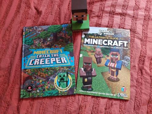 Minecraft search zoekboek, tips boek en nachtlampje Steve, Boeken, Kinderboeken | Jeugd | onder 10 jaar, Gelezen, Ophalen of Verzenden