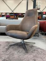 Nieuw Pode Spot Two danza bruin leer draai fauteuil sparkle