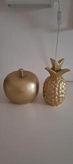 decoratie fruit appel en ananas, Ophalen, Zo goed als nieuw