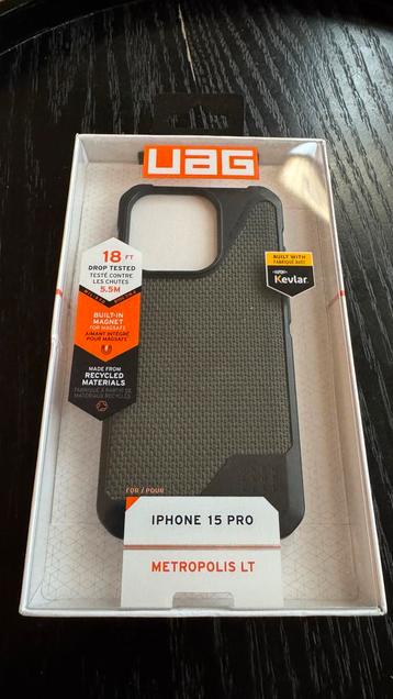 UAG Metropolis LT iPhone 15 Pro Hoesje, Kevlar, NIEUWSTAAT beschikbaar voor biedingen