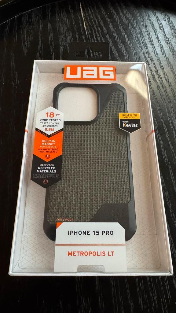UAG Metropolis LT iPhone 15 Pro Hoesje, Kevlar, NIEUWSTAAT, Telecommunicatie, Mobiele telefoons | Hoesjes en Frontjes | Apple iPhone