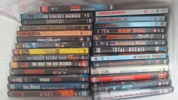 Veel DVD's verschillende titels, zij omschrijving beschikbaar voor biedingen